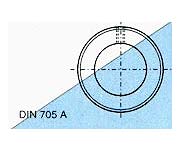 kolíky DIN 705 A