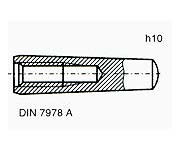 kolíky DIN 7978 A